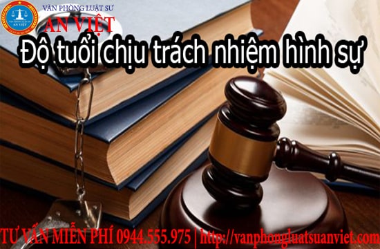 Độ tuổi chịu trách nhiệm hình sự theo quy định là bao niêu